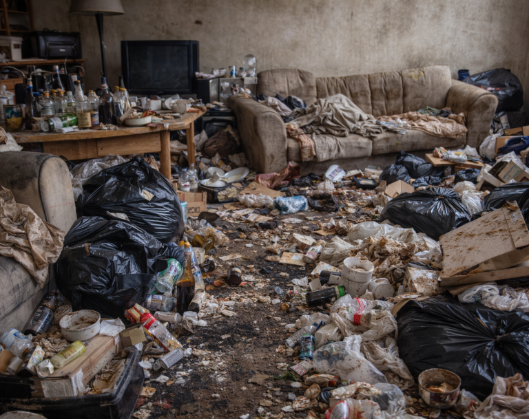 Messiwohnung vor Entrümpelung im Raum Ingolstadt